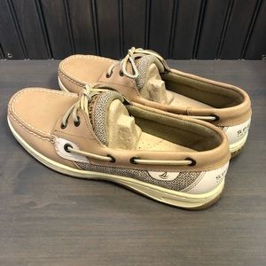 Sperry Bluefish 2 Eye Linen/Oat Boat Shoes